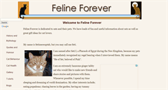 Desktop Screenshot of felineforever.com