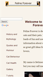Mobile Screenshot of felineforever.com